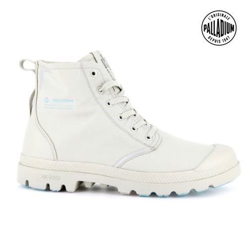 Palladium Pampa Lite+ Recycle WP+ Men's Boots Cream | UK I892-NQK